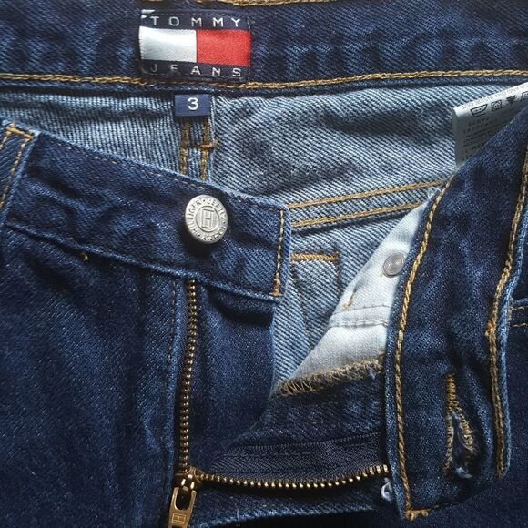 Tommy Hilfiger Vintage Jeans Bootcut Womens Size 3 Dark Wash - Picture 4 of 8